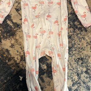 Flamingo Print Kids One Piece